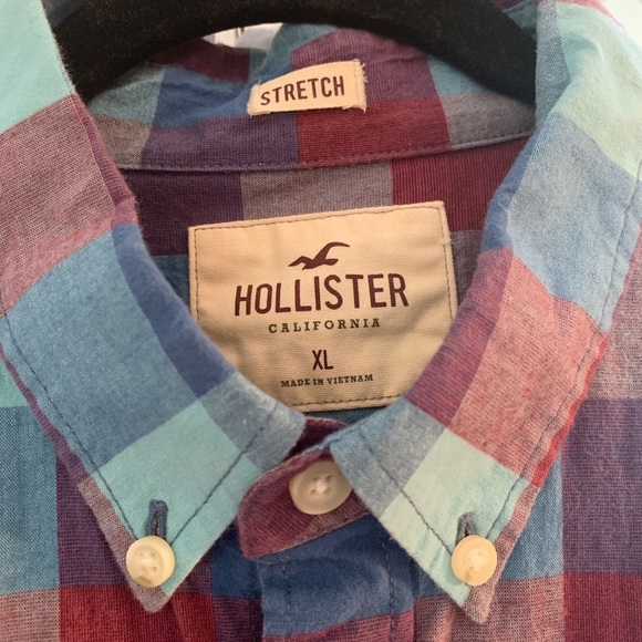Hollister long sleeves polo shirt- XL - Picture 5 of 8